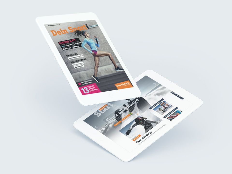 SportScheck – iPad E-Magazin