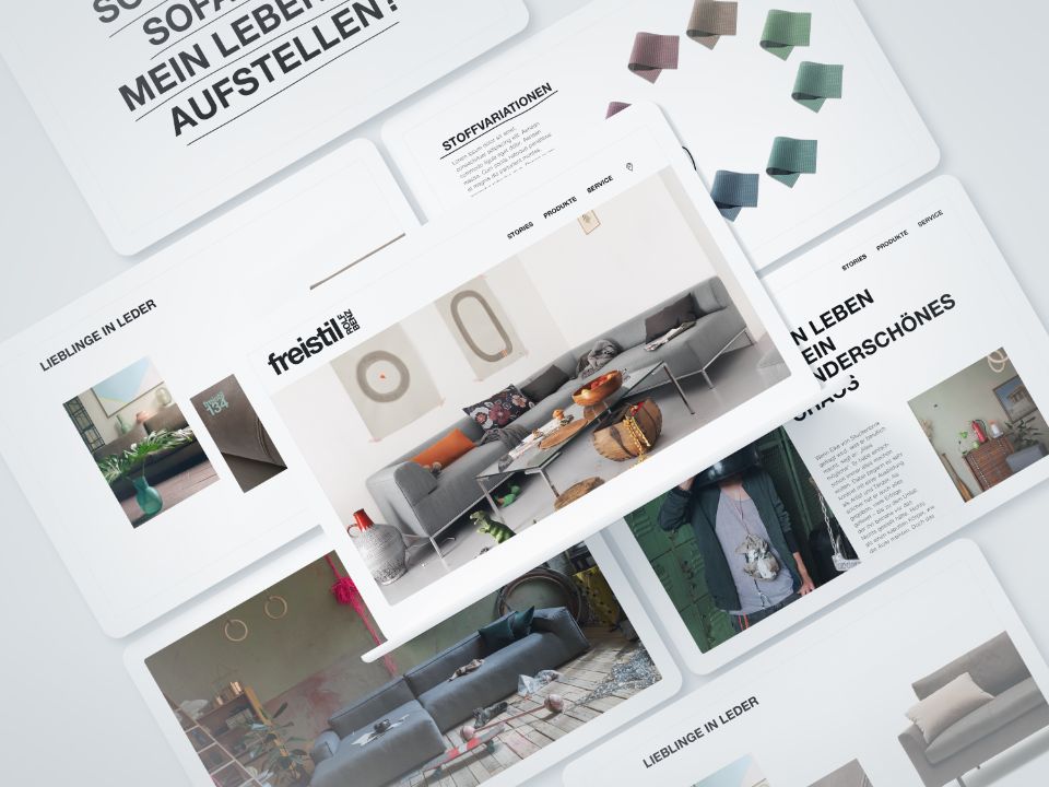 Freistil Rolf Benz – Corporate Website, Shop